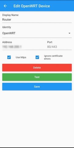 OpenWrt Manager для Android — скриншот 2
