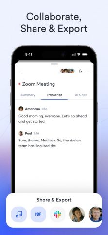 Otter Transcribe Voice Notes для iOS — скриншот 4