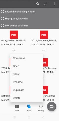 PDF Small — Compress PDF для Android — скриншот 3