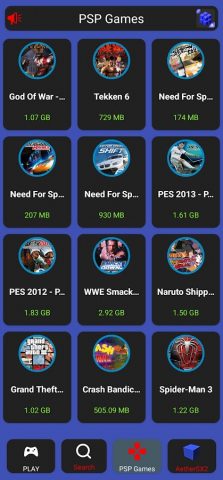 PS2 ISO Games Emulator Pro для Android — скриншот 2