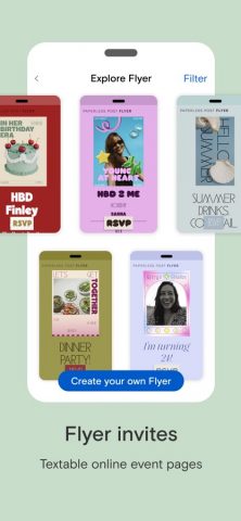 Paperless Post: Invitations для iOS — скриншот 2