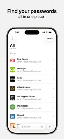Passwords для iOS — скриншот 1