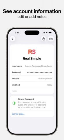 Passwords для iOS — скриншот 2