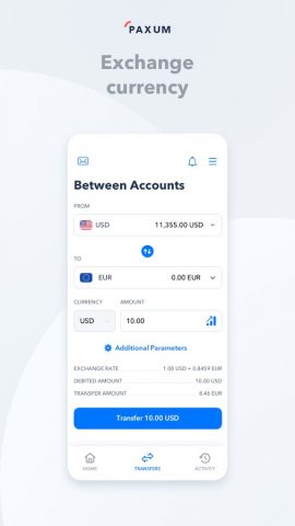 Paxum для Android — скриншот 4