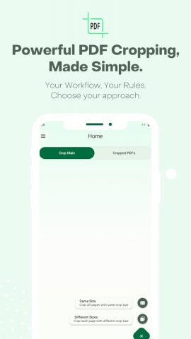 Pdf Cropper — Resizer для Android — скриншот 1