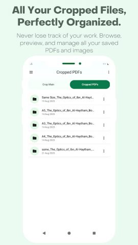 Pdf Cropper — Resizer для Android — скриншот 2