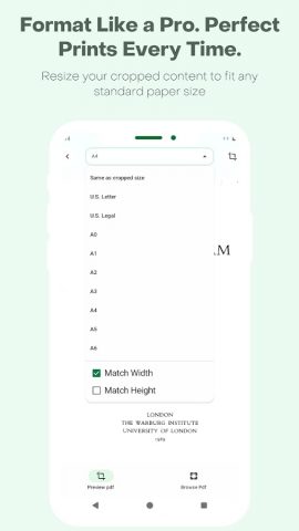 Pdf Cropper — Resizer для Android — скриншот 5