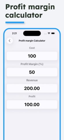Financial Calculator: процент для iOS — скриншот 3
