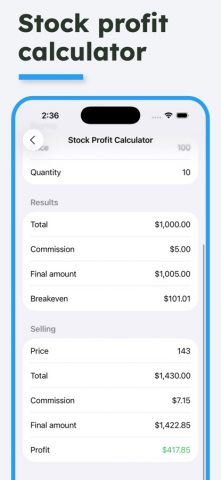Financial Calculator: процент для iOS — скриншот 4