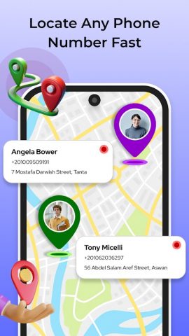 Phone Number Tracker для Android — скриншот 2