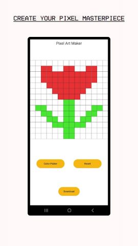 Pixel Art Maker для Android — скриншот 3