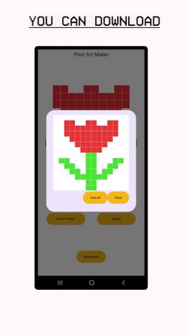 Pixel Art Maker для Android — скриншот 4