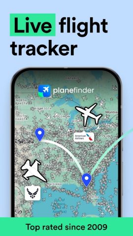 Plane Finder — Flight Tracker для Android — скриншот 1