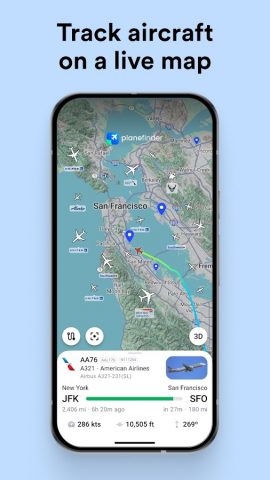 Plane Finder — Flight Tracker для Android — скриншот 4