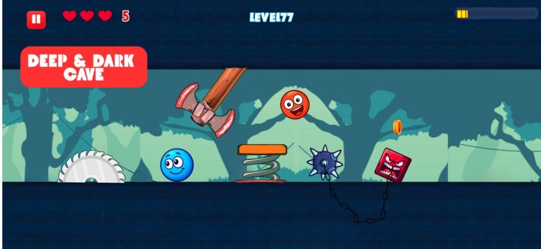 Plants Ball 4 — Red Ball Game — скриншот 4