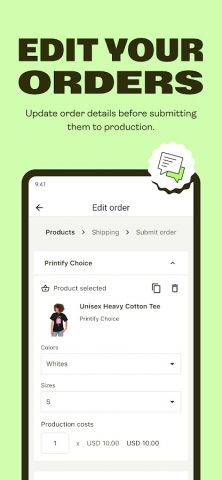 Printify для Android — скриншот 3