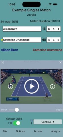 ProTracker Tennis. для iOS — скриншот 3