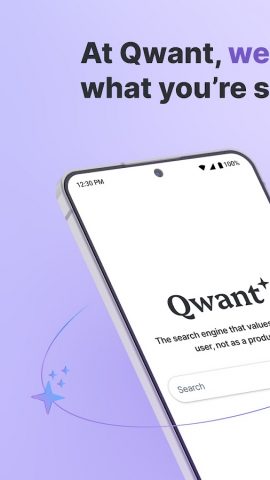 Qwant – Search engine для Android — скриншот 1