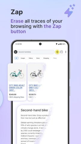 Qwant – Search engine для Android — скриншот 4