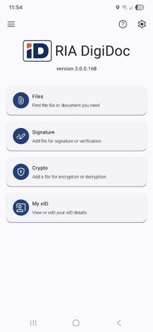 RIA DigiDoc для Android — скриншот 1