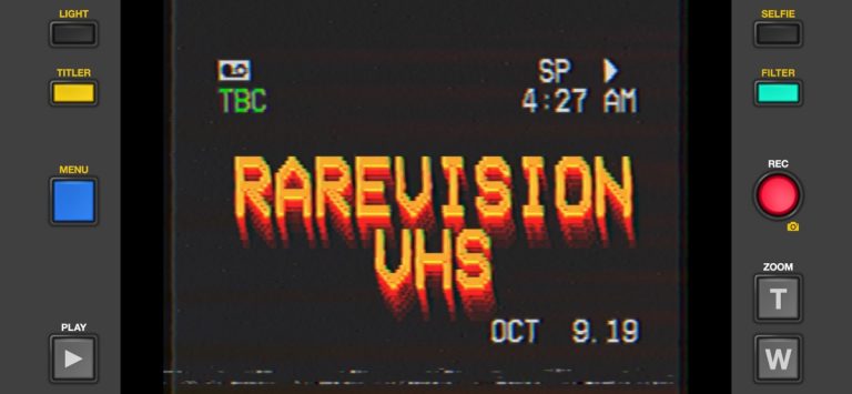 Rarevision VHS: Retro Cam для iOS — скриншот 2