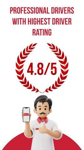 RedTaxi: Cab Booking App для Android — скриншот 2