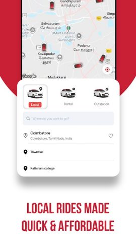 RedTaxi: Cab Booking App для Android — скриншот 4