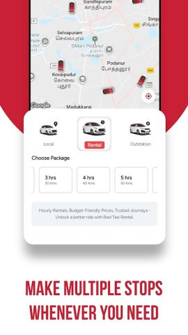 RedTaxi: Cab Booking App для Android — скриншот 5
