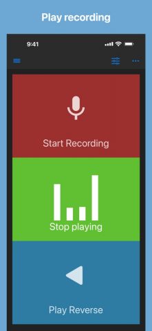 Reverse Audio для iOS — скриншот 2