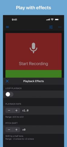 Reverse Audio для iOS — скриншот 4
