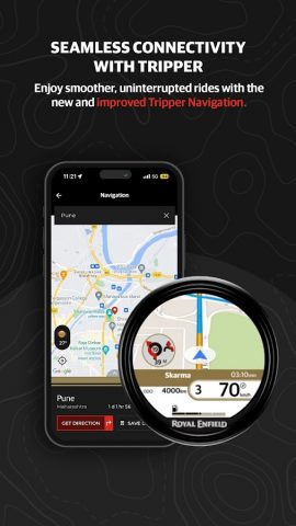 Royal Enfield App для Android — скриншот 1