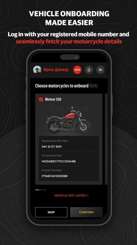 Royal Enfield App для Android — скриншот 3