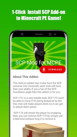 SCP Mod for MCPE для Android — скриншот 1
