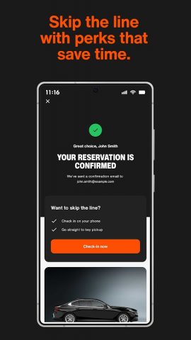 SIXT rent. share. ride. plus. для Android — скриншот 2