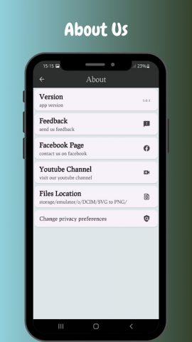 SVG to PNG Converter для Android — скриншот 5
