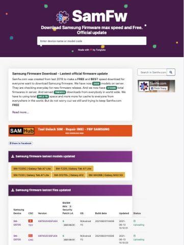 SamFw для Android — скриншот 5