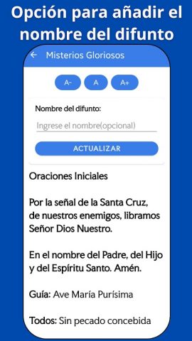 Santo Rosario por los Difuntos для Android — скриншот 3