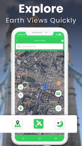 Satellite View — GPS World Map для Android — скриншот 1