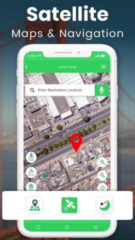 Satellite View — GPS World Map для Android — скриншот 2