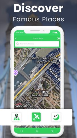 Satellite View — GPS World Map для Android — скриншот 3