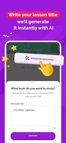 SchoolMouv — AI Tutor & Quiz для Android — скриншот 3