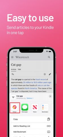 Send to Kindle by KTool для iOS — скриншот 2
