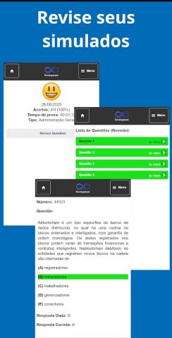 Simulado Concurso Enfermagem для Android — скриншот 4
