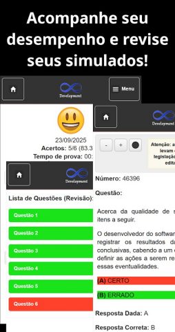 Simulado Concursos Públicos для Android — скриншот 5