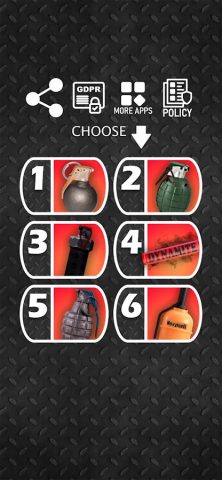 Симулятор взрыва гранат для Android — скриншот 1