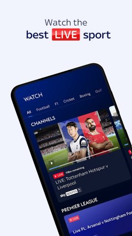 Sky Sports для Android — скриншот 1
