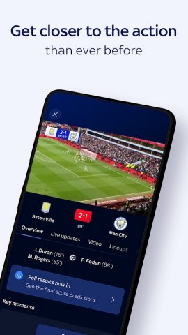 Sky Sports для Android — скриншот 3