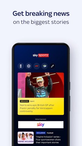 Sky Sports для Android — скриншот 4