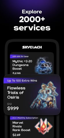 Skycoach.gg — Carry & Gold для Android — скриншот 3