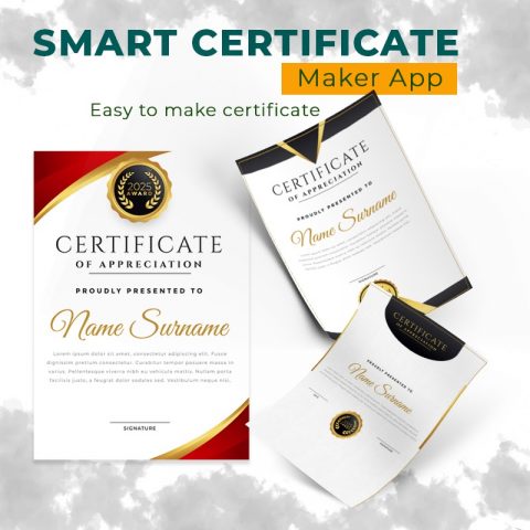 Smart Certificate Maker App для Android — скриншот 1